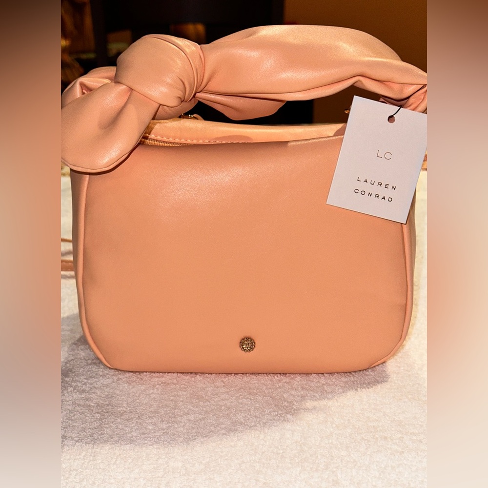 NWT LC Lauren Conrad Top Handle Bow Crossbody Bag